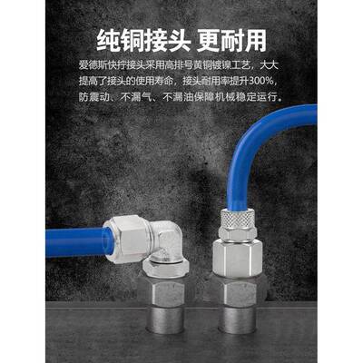 高端铜镀镍快拧接头PH直角铰接旋转外六角PL弯头G牙PLF直角内螺纹