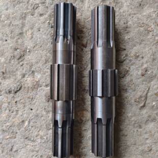 柳林履带旋耕机配件五轴花键轴耕田机机接盘二孔刀库打田农用机械