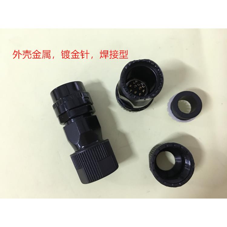 发那科编码器电机接头10孔直头 A06B-6114-K204 高品质 可直拍
