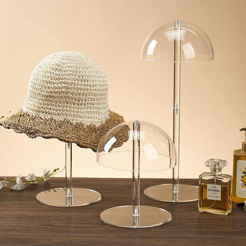 需定制帽子展示架压克力透明帽架支架帽托 托收纳神器高档定制服
