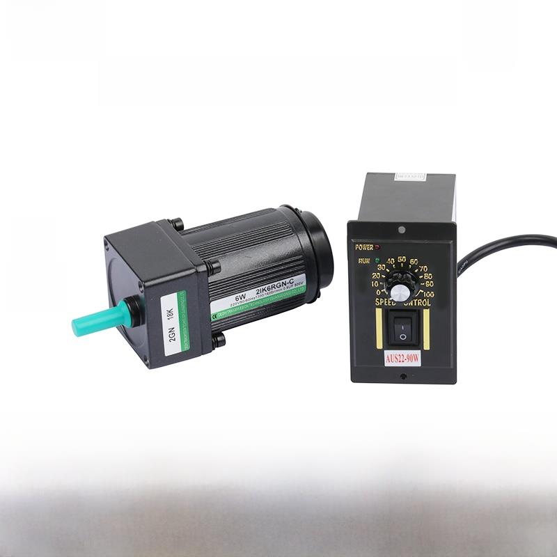 成钢调速减速电机厂家220V流水线传送带60W90W120W调速电机2IK6GN