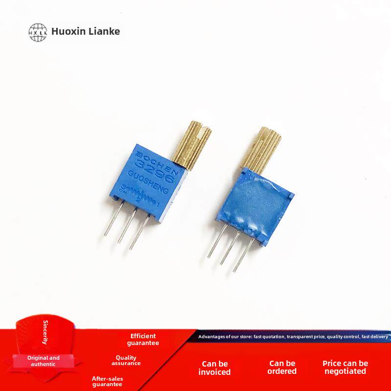 3296W国产长柄电位器1K 2K 5K 10K 100K大头柄可调电位器