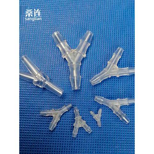 Pc连接器塑料宝塔连接器软管软管连接器Y三通连接器教学耗材全规
