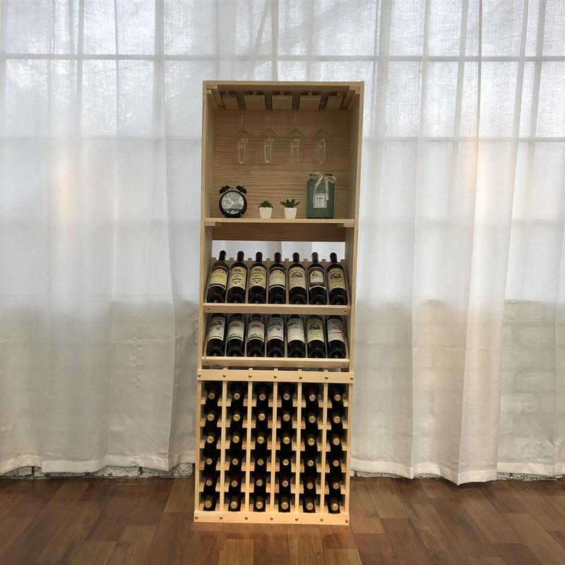 需定制新品家用北欧实木红酒架展示架置物架宣传架酒窖酒架洋酒架