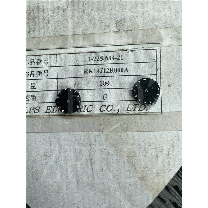 ALPS RK14J12R000A 10位定位 双联10K转盘拨盘开关5脚音量电位器