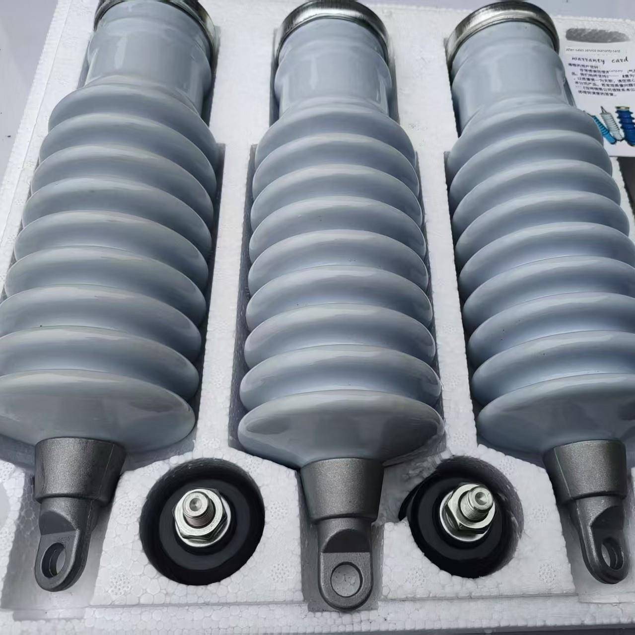 户外10KV高压陶瓷氧化锌避雷器Y5WS-17/50户外线路瓷瓶防雷电站型