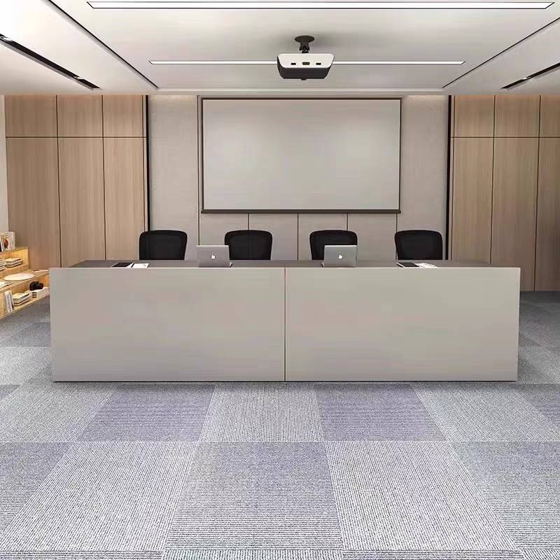 需定制梨翅桌椅组合培训桌学生课桌条形桌子办公长条桌教室演讲主