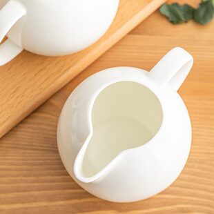 奶罐陶瓷奶缸咖啡加奶杯迷你奶盅家用西式 骨瓷英式 蜜蜂杯配套器具