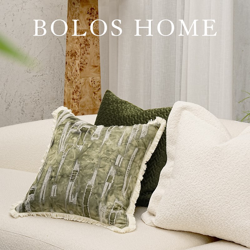 柏洛斯夏季新款沙发抱枕组合绿色清新系列腰靠内胆套轻奢高端布艺