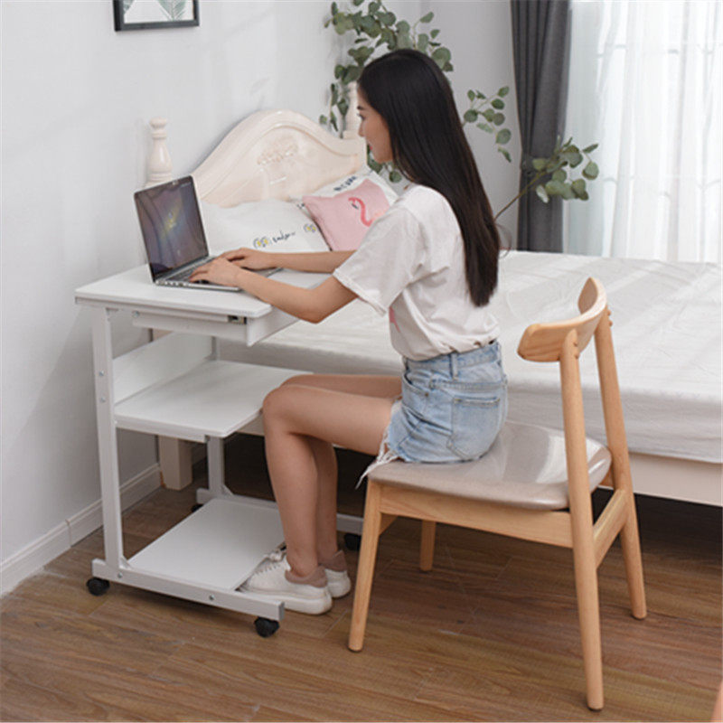 超值小户型可移动台式电脑桌家用卧室床边桌单人迷你小写字书桌子