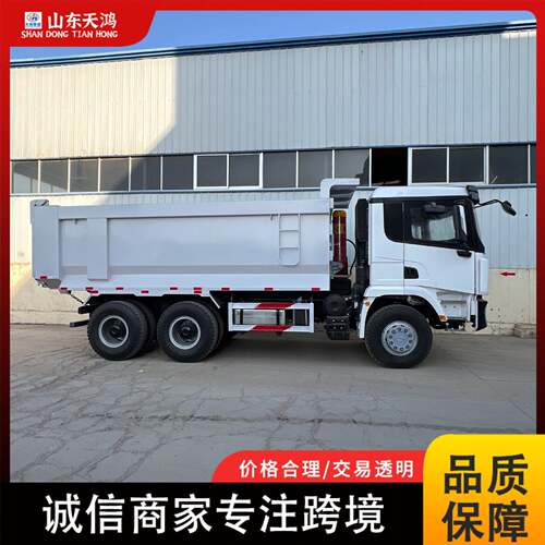 工厂跨境出口非洲陕汽德龙x3000自卸车后翻自卸车牵引土方工程车