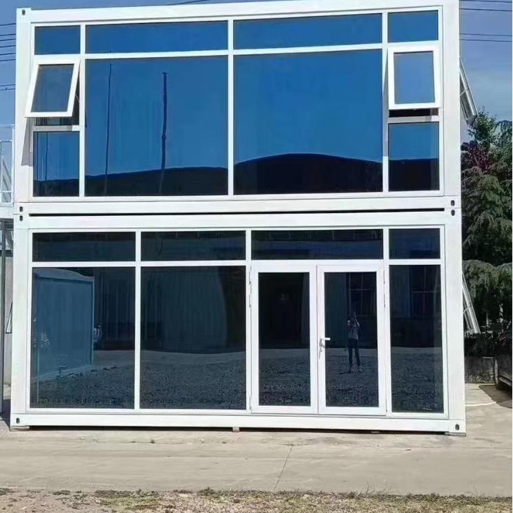 集装箱可移动工地临时办公室活动房宿舍户外拼装房彩钢板箱房