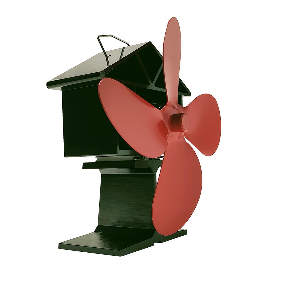 家用壁炉柴火炉热动力风扇冰钓户外露营暖炉热能风扇不用电循环扇