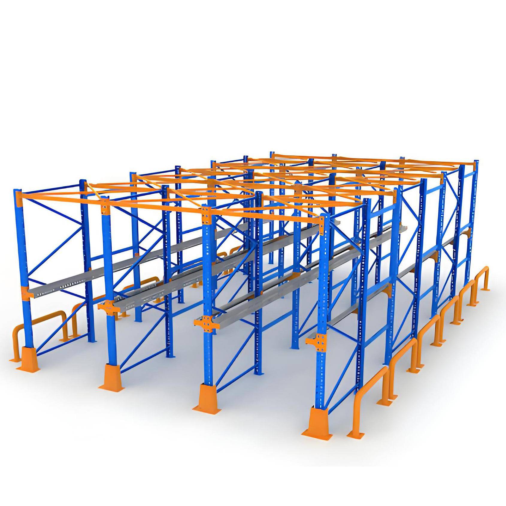 驶入式仓储货架冷库密集存储货架单层2吨全国包安装