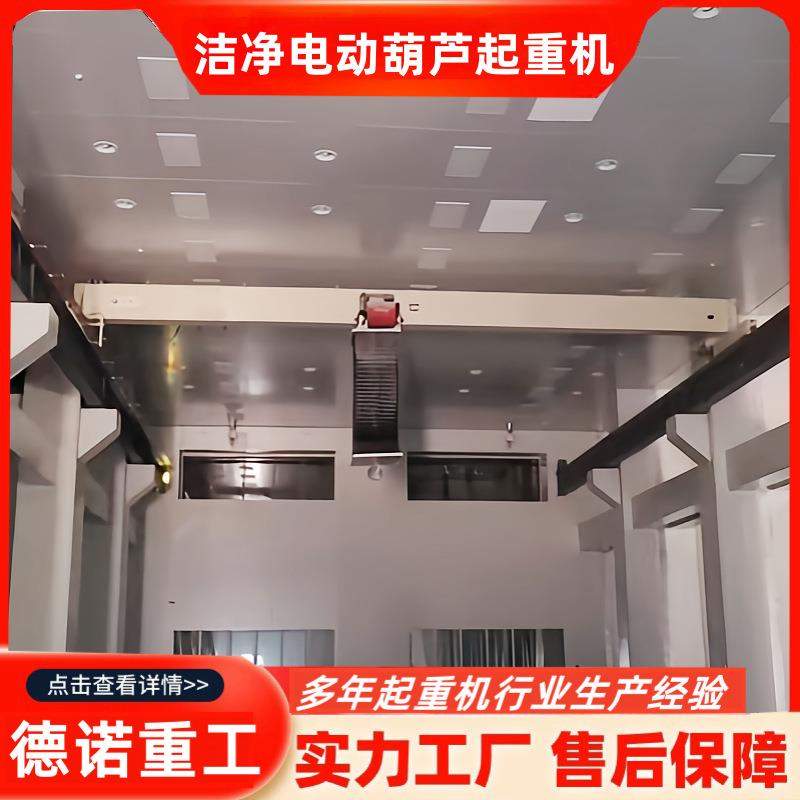 洁净电动葫芦起重机生产厂家80v小型室内1T2吨环链葫芦吊机设备