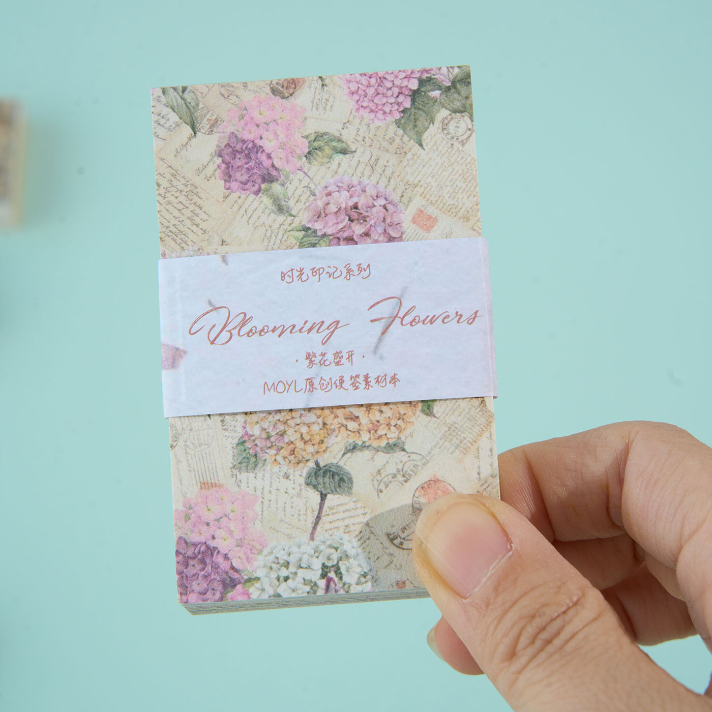 文艺ins手帐素材本复古风景背景纸便签本无粘性diy打底图片拼贴纸