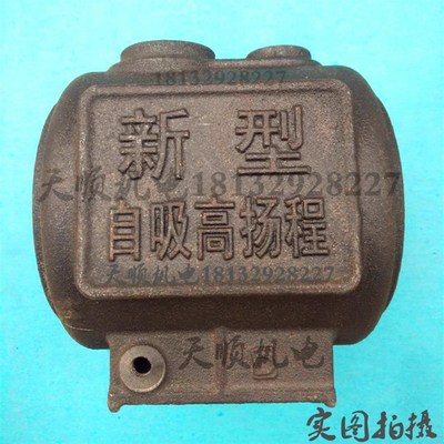 现货新一代单相螺杆自吸泵泵头水箱配件家用自吸泵铸铁壳高压扬程