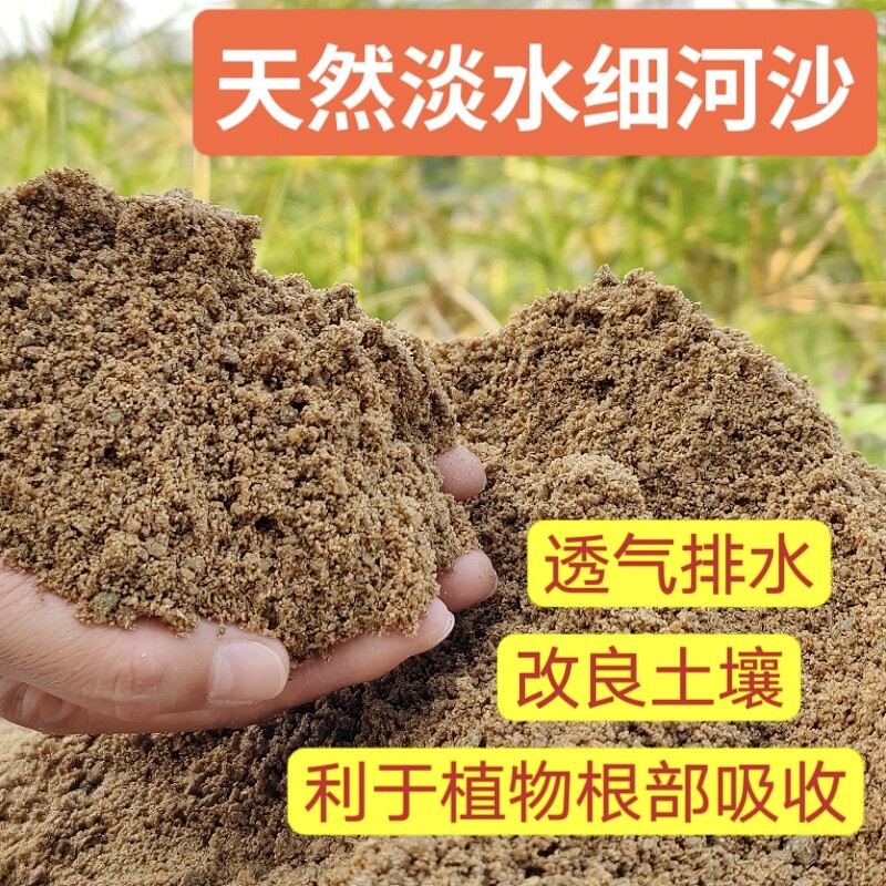 天然淡水河沙养花种植土