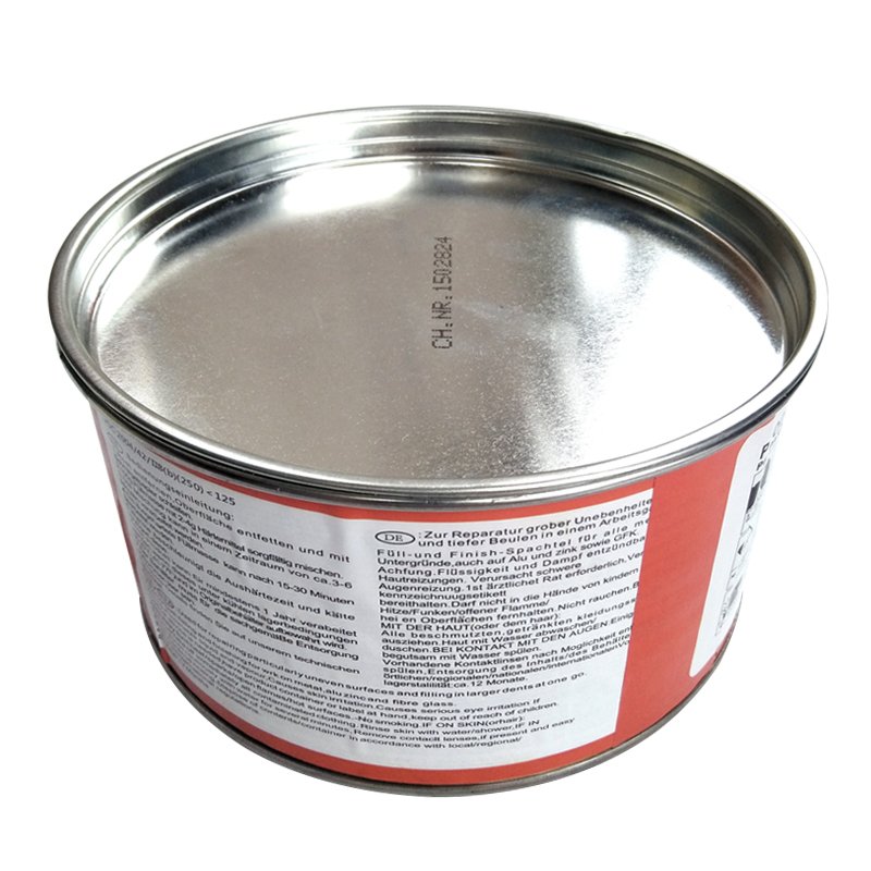 汽车铝合金原子灰 轮毂修复填充铝车身钢白色钣金腻子补土