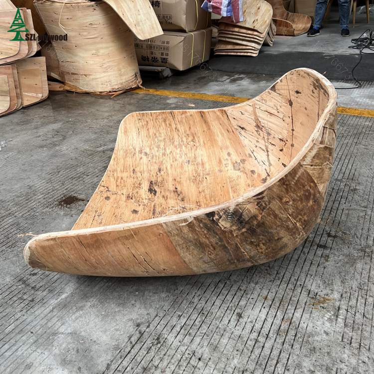 SZL-2112简约现代单人沙发组合客厅意式休闲沙发椅弯曲木胶合板