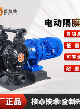 固德DBY3S铸钢材质电动隔膜泵往复泵自动排污水泵高压泵边锋厂家