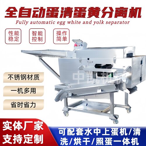 蛋清蛋黄分离机 蛋糕烘焙用打蛋机 仿人工双排打蛋机全蛋液敲蛋机