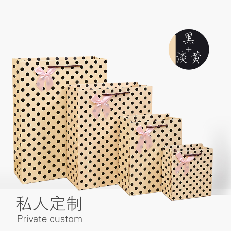 现货现货纸袋手提袋uv工艺定做印刷logo白卡纸礼品袋包装手提袋子