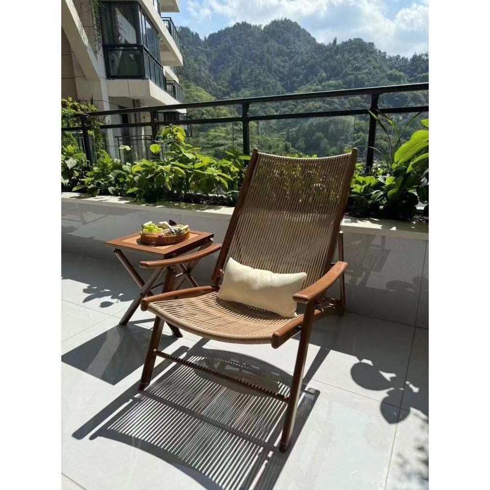 折叠椅躺椅家用庭院露天户外藤椅阳台休闲椅子中式懒人午睡靠背椅,住宅家具,折叠椅/躺椅,淘宝优惠券,粉丝福利购,淘宝优惠卷