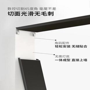 铝合金一体成型垭口套窗套定制入户门门套包边黑色不锈钢哑口包套