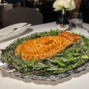 高级牛排盘覆古镀银餐具惠灵顿餐盘牛扒椭圆形盘托 托盘不锈钢海