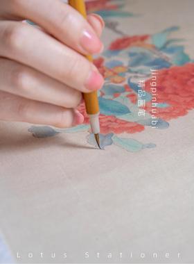 精选细笔水彩套装、纯羊毛中国画毛笔钩线笔特别套装、山源湖笔