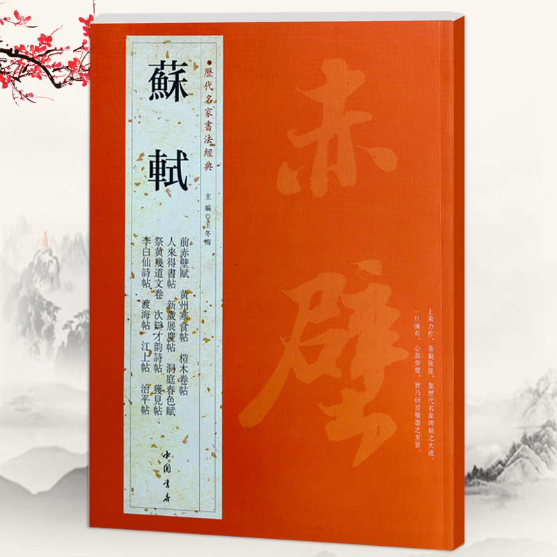 苏轼 历代名家书法经典 13幅行草毛笔书法字帖苏轼尺牍手札墨迹繁体释文前赤壁赋人来得诗寒食帖洞庭湖春色赋苏东坡字帖中国书店