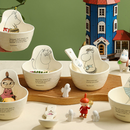 姆明陶瓷碗姆明微瑕处理