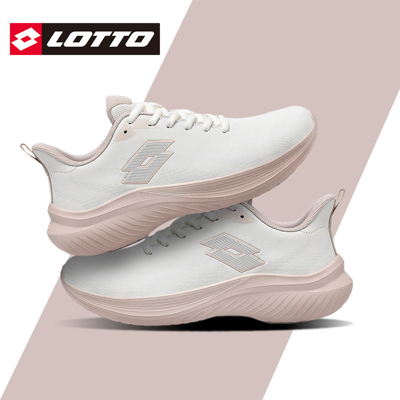 LOTTO乐途女皮面防水运动鞋2026春秋季新款轻便软底减震休闲跑鞋