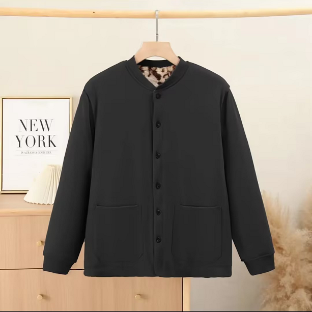 中老年棉袄男加厚棉服加绒保暖防风内外穿冬大码老人爸爸宽松棉衣