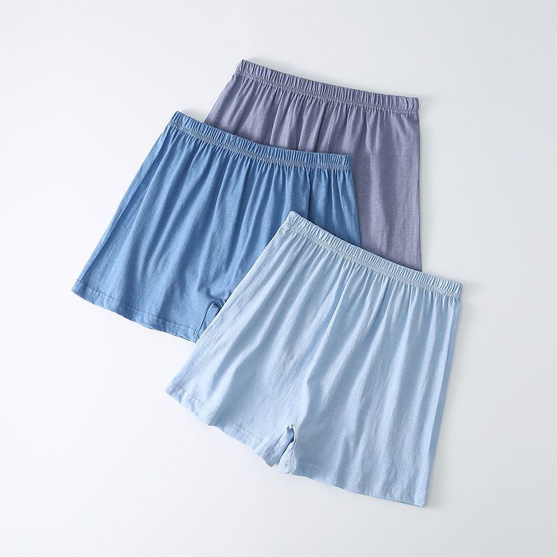 男士纯棉内裤中老年三角平角内裤宽松大码高腰爸爸款爷爷款短裤