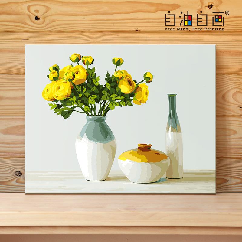 兴趣客培养手沙绘XPK厅室装饰画卧发背景画4050带内框