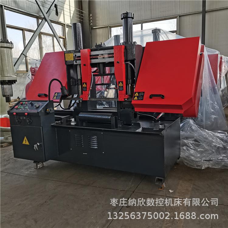 钢筋专切带锯床GB4240双立柱锯床螺纹钢筋整捆切割锯床