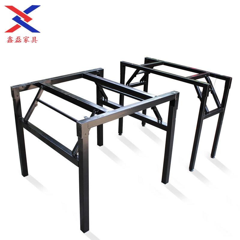 钢管折叠支架折叠桌脚折叠架子桌腿桌支架桌脚支架折叠铁架子