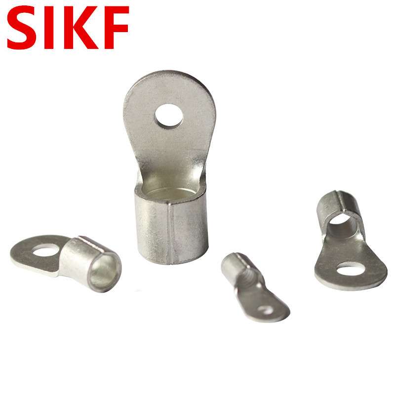 RNB1.25/2/3.5/5.5-3/4/5/6/8圆形裸端头紫铜冷压接线端子 铜线耳