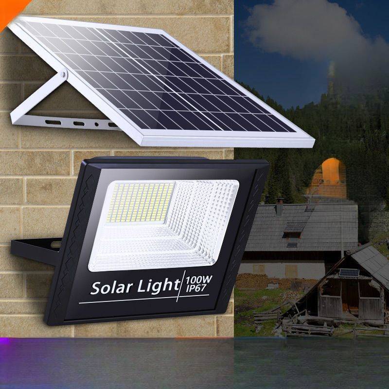 太阳能灯户外庭院灯新农村超亮200大功率室内防水家用照明led路灯