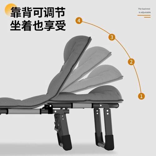 办室折叠床易单人床便公携式简轻便上族工位用成人中午RLP休班息
