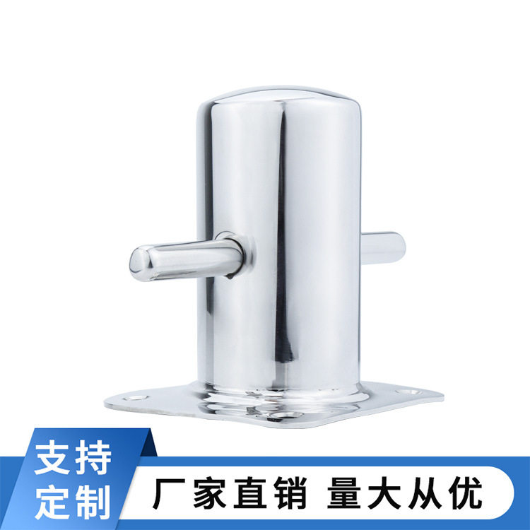 筒子缆桩 码头系船柱船舶游艇配件316不锈钢系绳柱索栓十字缆桩