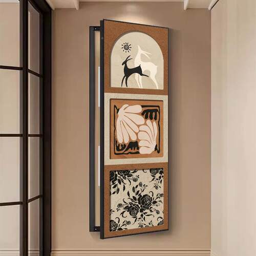 中大尺寸电表箱饰画免打孔网络NA4-6NA电闸古箱遮挡挂画法式复古