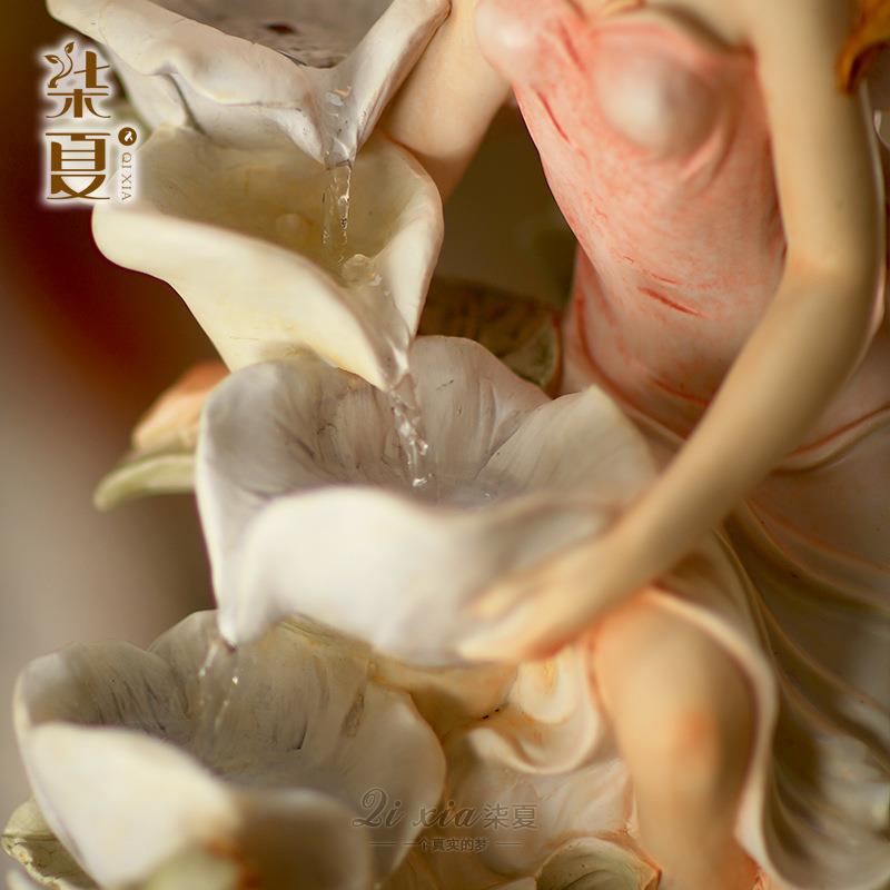 工面流桌水摆件工台灯装饰灯欧式装饰品风13129水树脂艺品厂货