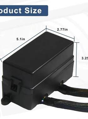 8路保险房丝汽盒车车改装保险盒4个继电器+12个保险丝4NDY12V/2V