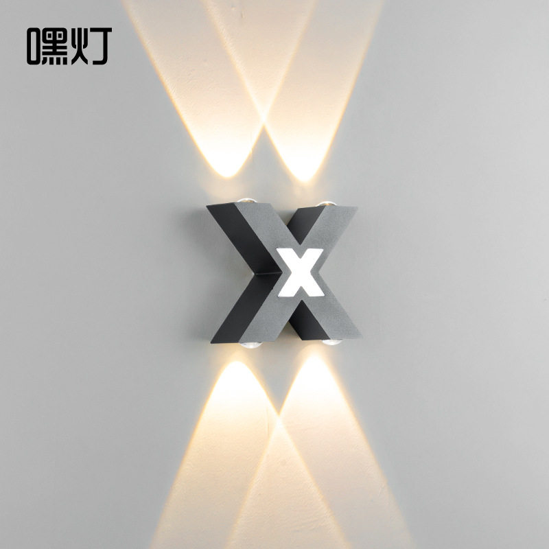 跨境X户外壁灯室内外别墅庭院灯楼梯阳台走廊创意现代防水墙壁灯