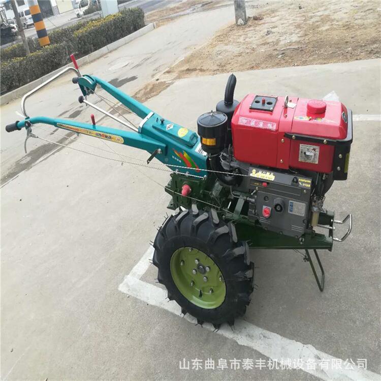用小型手扶拖拉机101型21大棚旋耕开沟地膜机柴农油11马8BWD力12
