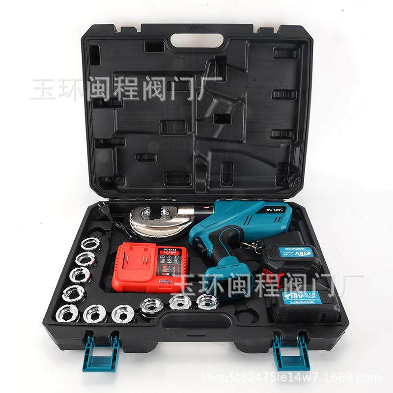 电动工具压工467E-具300CC象鼻压线钳快速压接铜铝端子钳工具液箱