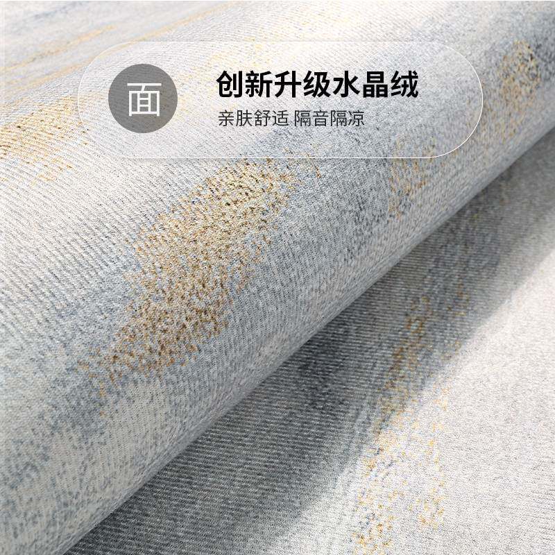地毯客厅轻奢家用2024新款天津沙发茶几床边卧室地毯免洗可擦